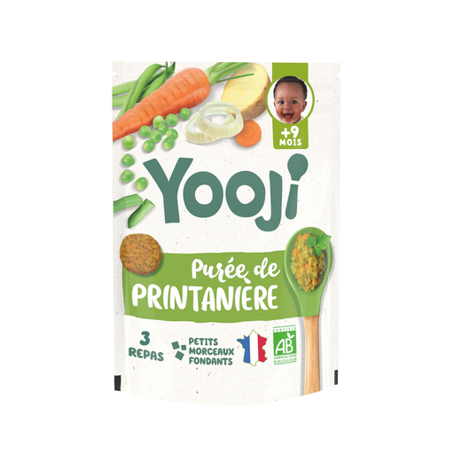 [3760234502202] YOOJI Purée bébé bio Printanière 480 g