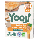 YOOJI Haché Bio poulet surgelé pour bébés dès 6 mois 120 g