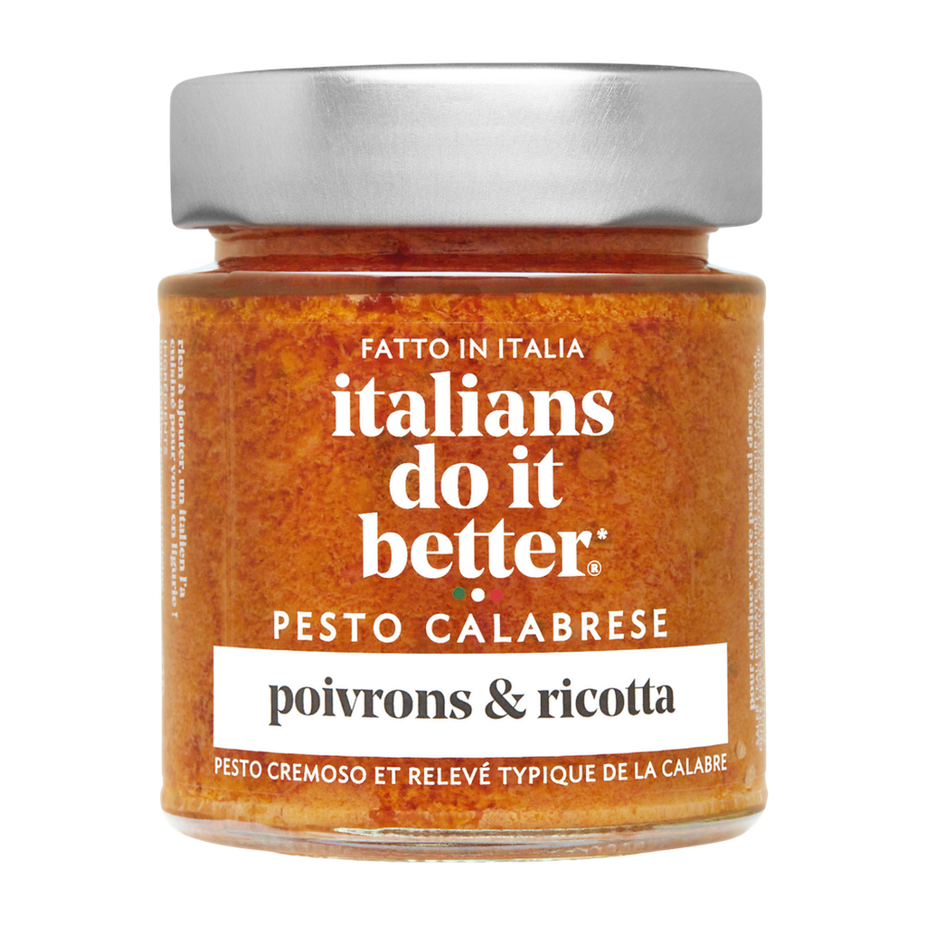 ITALIANS DO IT BETTER Pesto Calabrese pimientos y ricotta 135 g