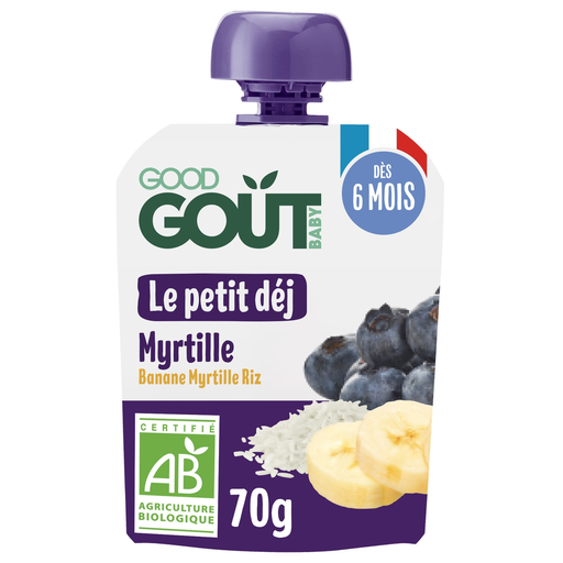 [3760269310193] GOOD GOUT Organic Blueberry Baby Compote 70 g