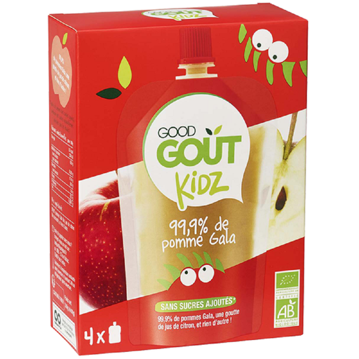 [3760269310292] GOOD GOÛT Pomme 4 x 90 g