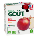 GOOD GOUT Puré de Fruta para Bebé Maçã Gala BIO 4x85g