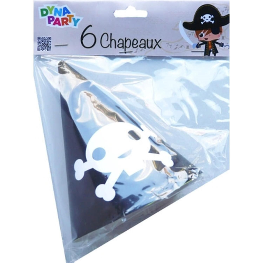 SANS MARQUE Pirate hat pack of 6