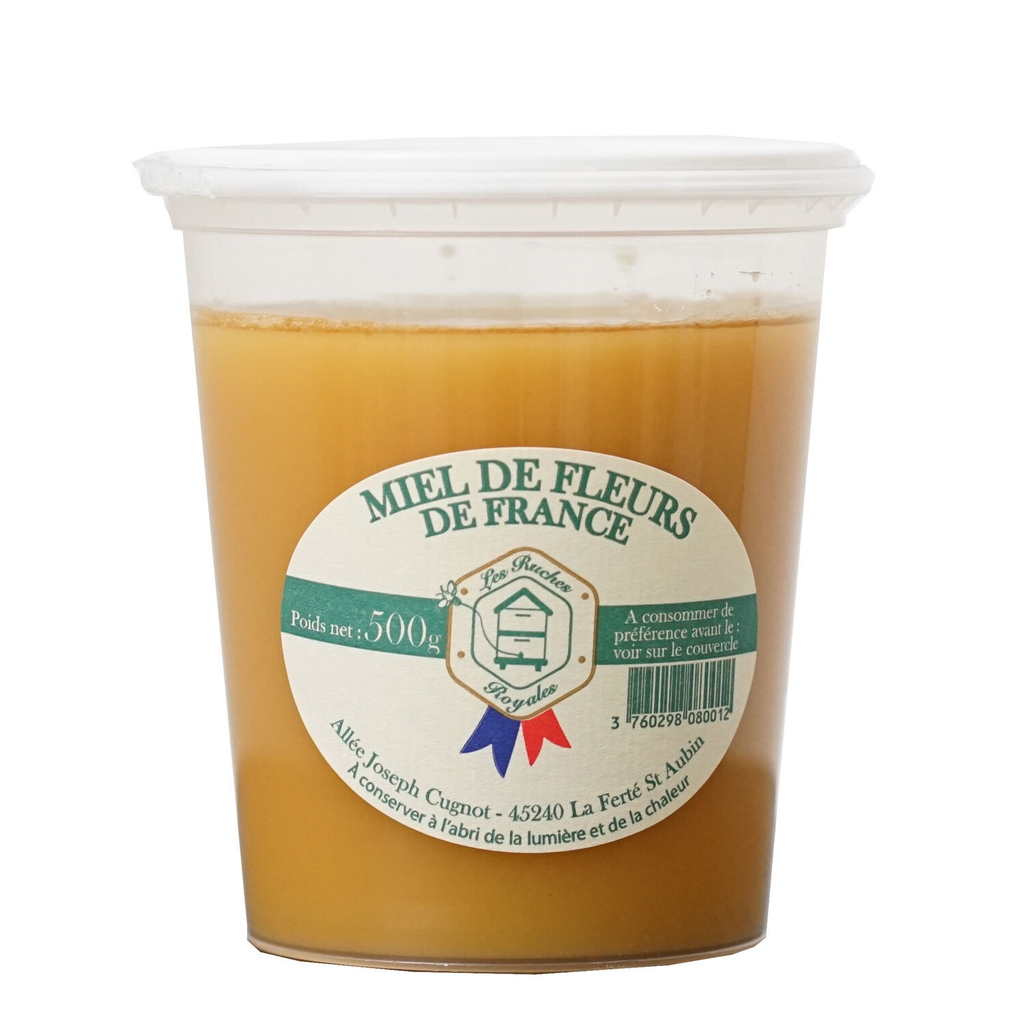 LES RUCHES ROYALES Miel de flores cremosa 500 g