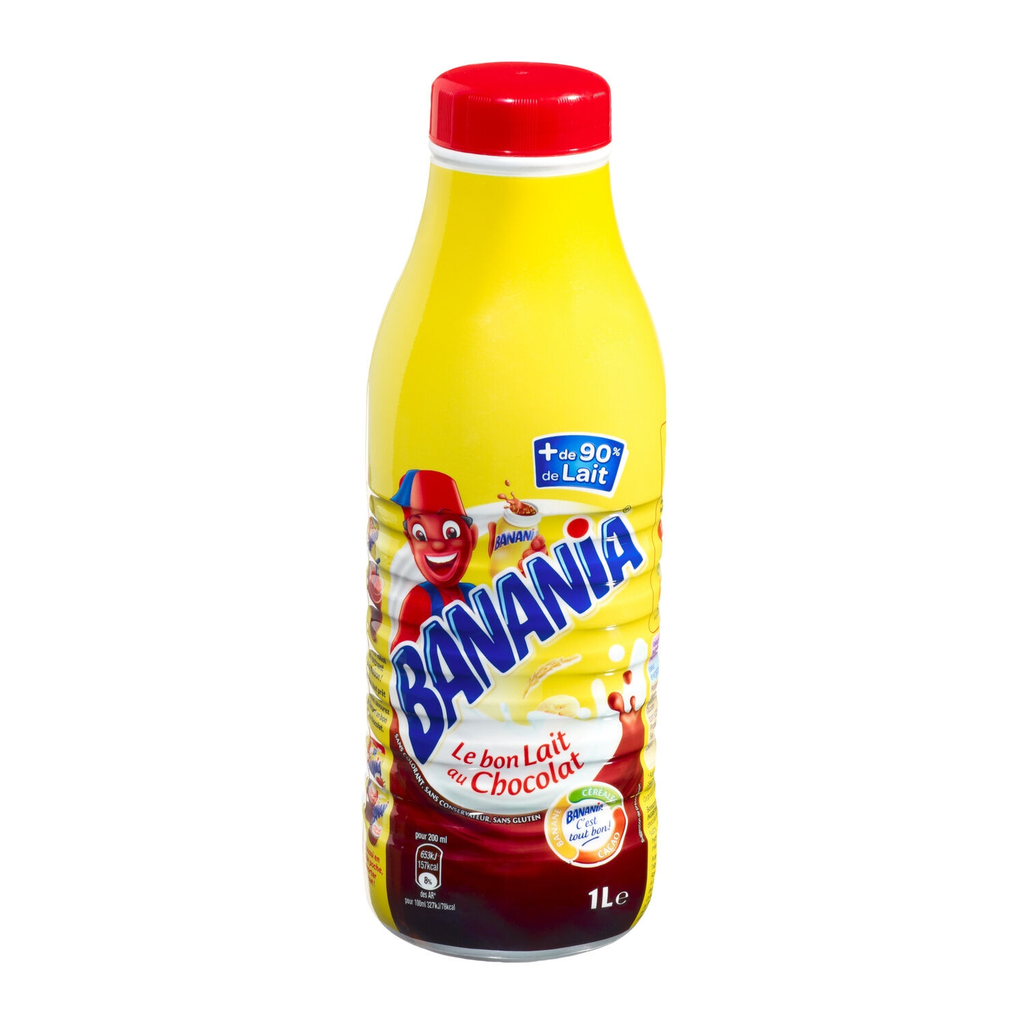 BANANIA Bebida láctea de chocolate 1 L
