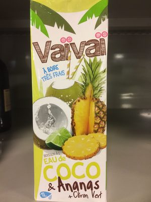 [3770002316429] VAIVAI Agua de Coco Piña 1 L