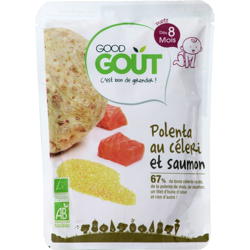 [3770002327074] GOOD GOUT Refeição para bebé Polenta Aipo Salmão 190 g