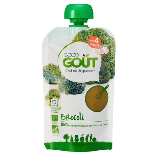 [3770002327272] GOOD GOUT Sobremesa para bebé brócolos 120 g