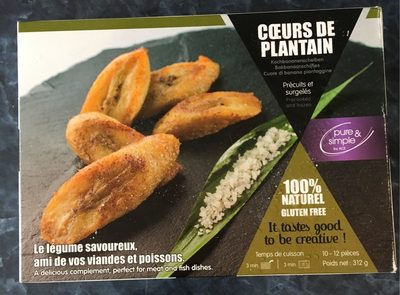 [3770002874042] PURE & SIMPLE Coeurs de Plantain 312 g