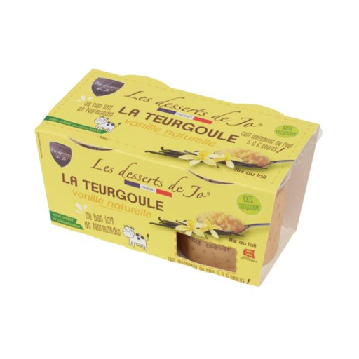 [3770003038177] LES DESSERTS Arroz doce com baunilha 2 boiões de 110 g