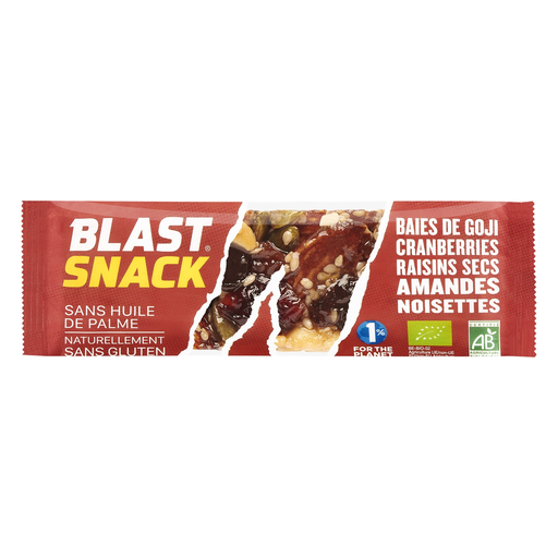 [3770004509669] BLACK SNAK Barra bio de bagas de goji, arandos, passas, amêndoas e avelãs 40 g