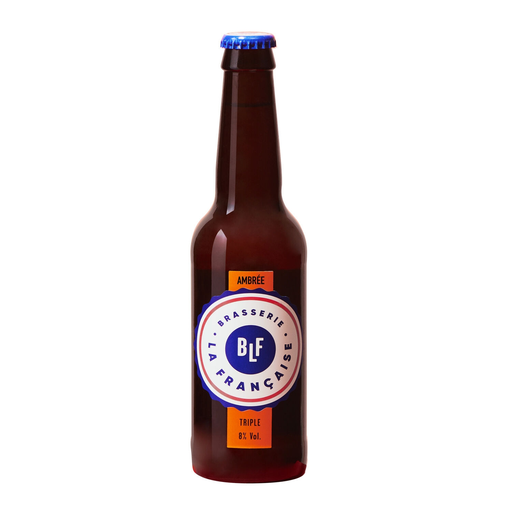 [3770013954009] BRASSERIE LA FRANCAISE Bière Blonde Triple 8% Vol 33 cl