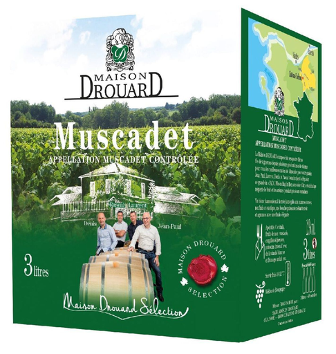 [3770014158017] MAISON DROUARD Muscadet AOC White wine 3 L