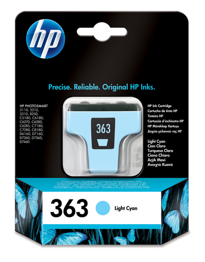 [0884962559413] HP Cartucho de tinta 363 Cian claro 1 unidad