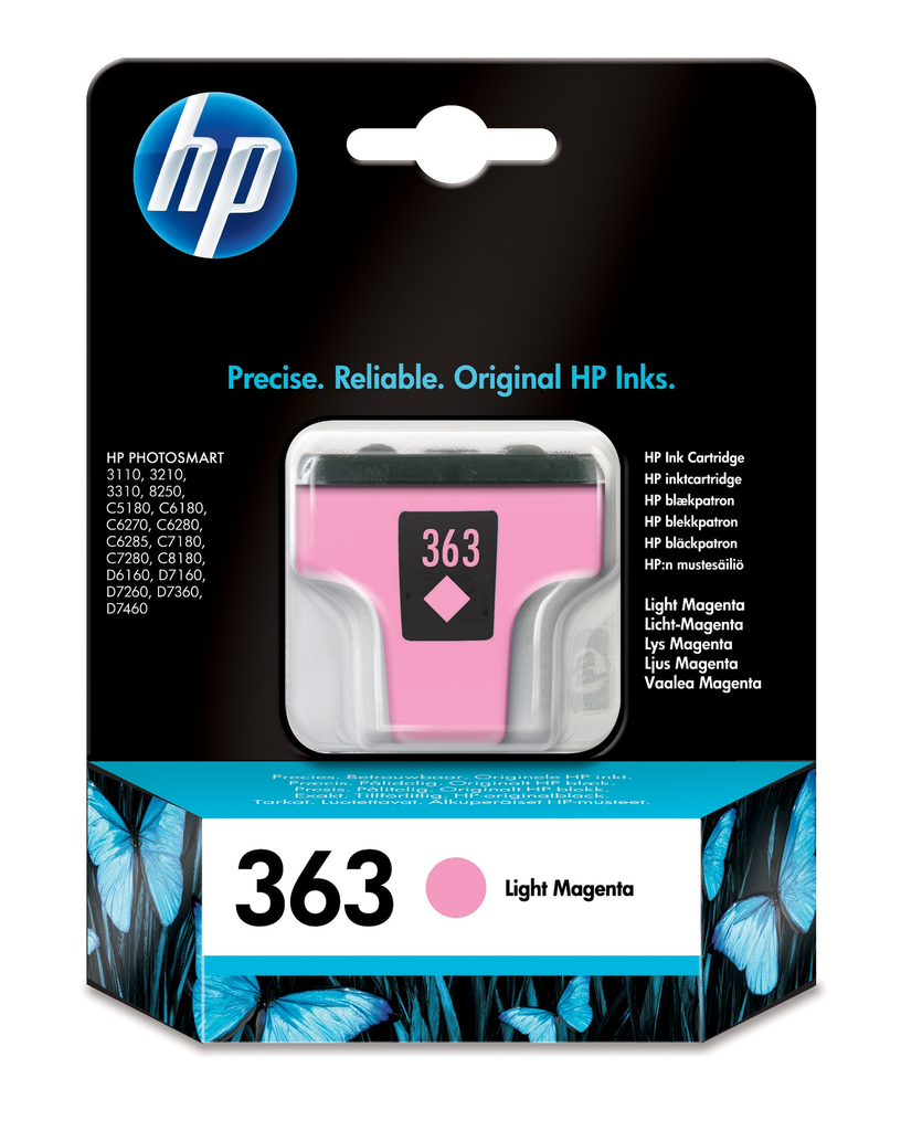 HP Tinteiro 363 Magenta claro 1 unidade