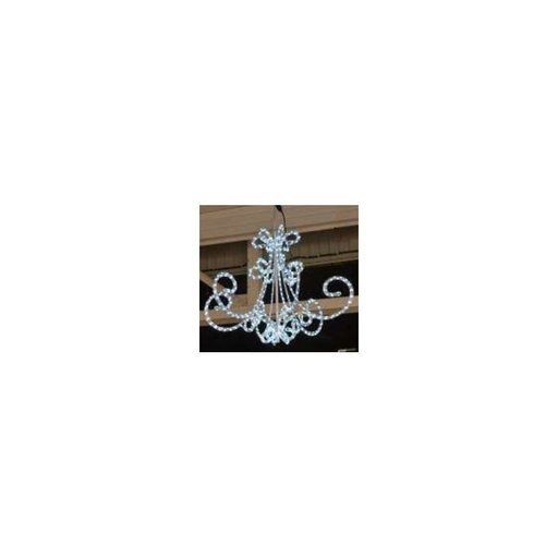 [3973467874965] 1ER PRIX Lustre à LED Blanc 62cm