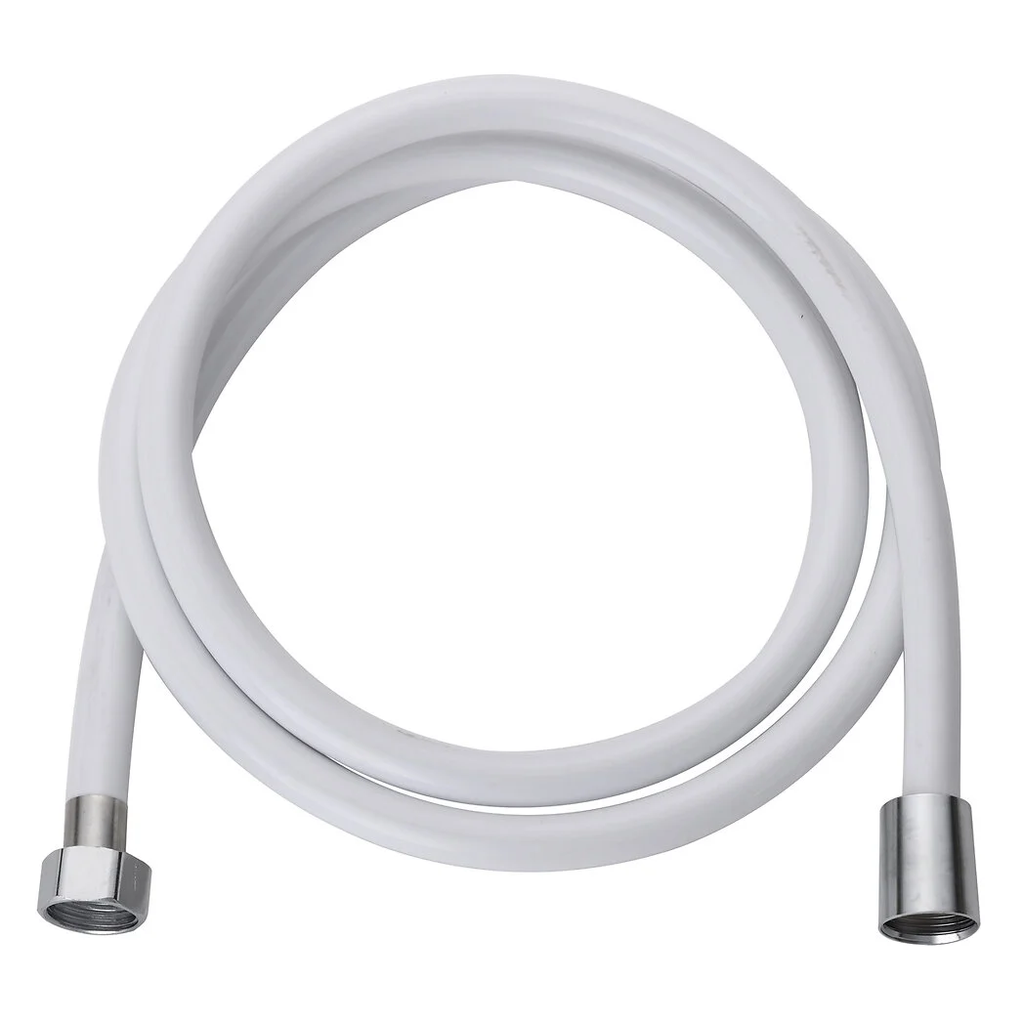 PVC Notre Sélection Shower Hose White 1.5m Unit