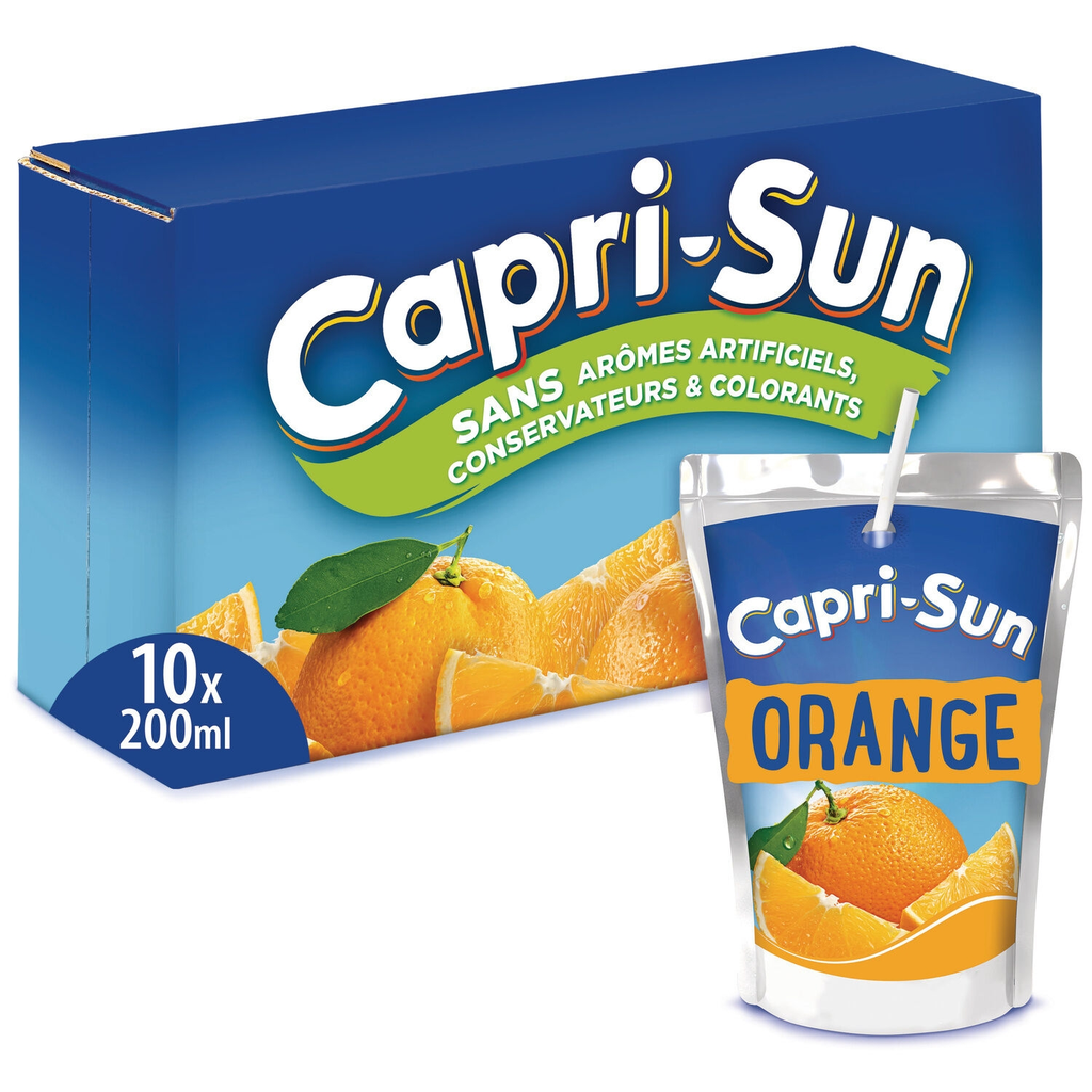 CAPRI-SUN Bebida de Naranja 10 x 20 cl