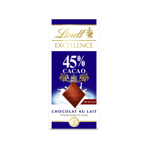 [4000539280405] LINDT Milk Chocolate Excellence 80g