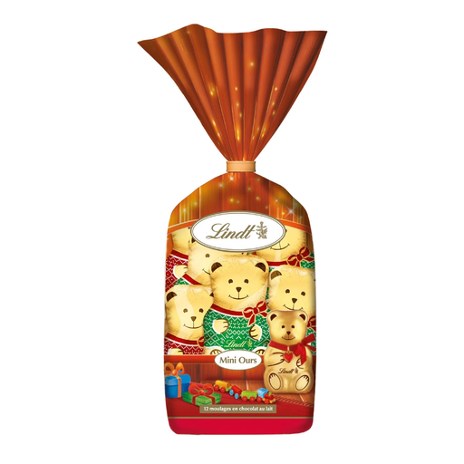 [4000539729003] LINDT Chocolate mini bears 120 g