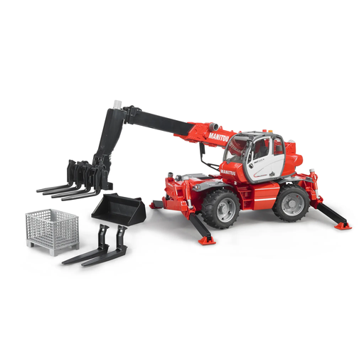 [4001702021290] BRUDER Manitou Télescopique Et Accessoires le véhicule