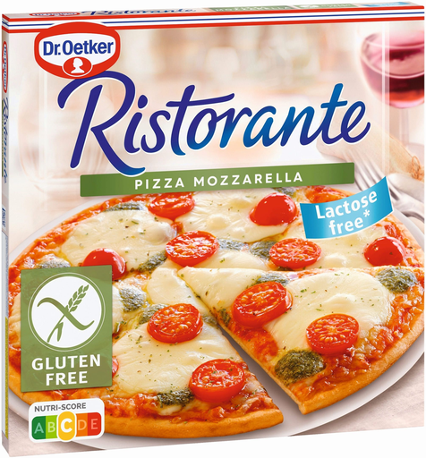 [4001724022398] DR. OETKER Ristorante Pizza Mozzarella Sin Gluten 0.37 kg