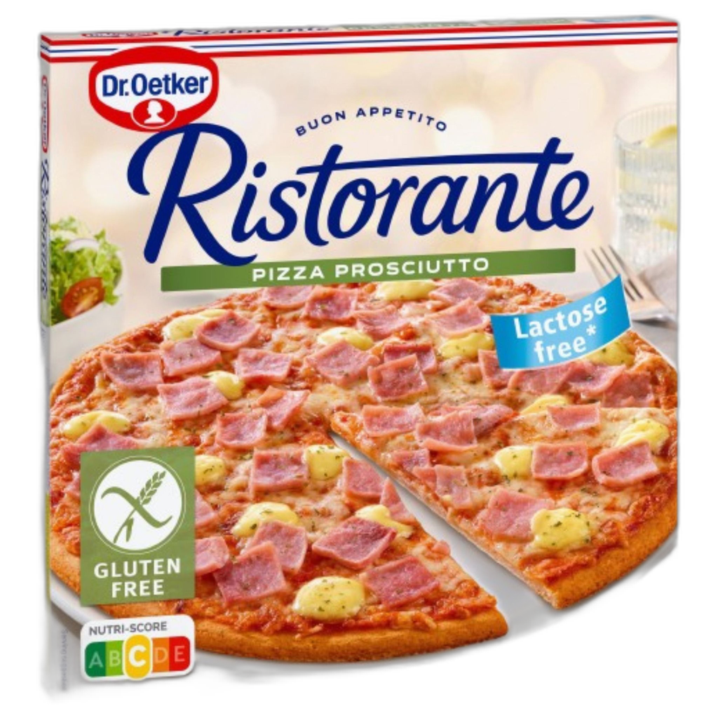 DR. OETKER Pizza Ristorante Prosciutto sin gluten 0.345 kg
