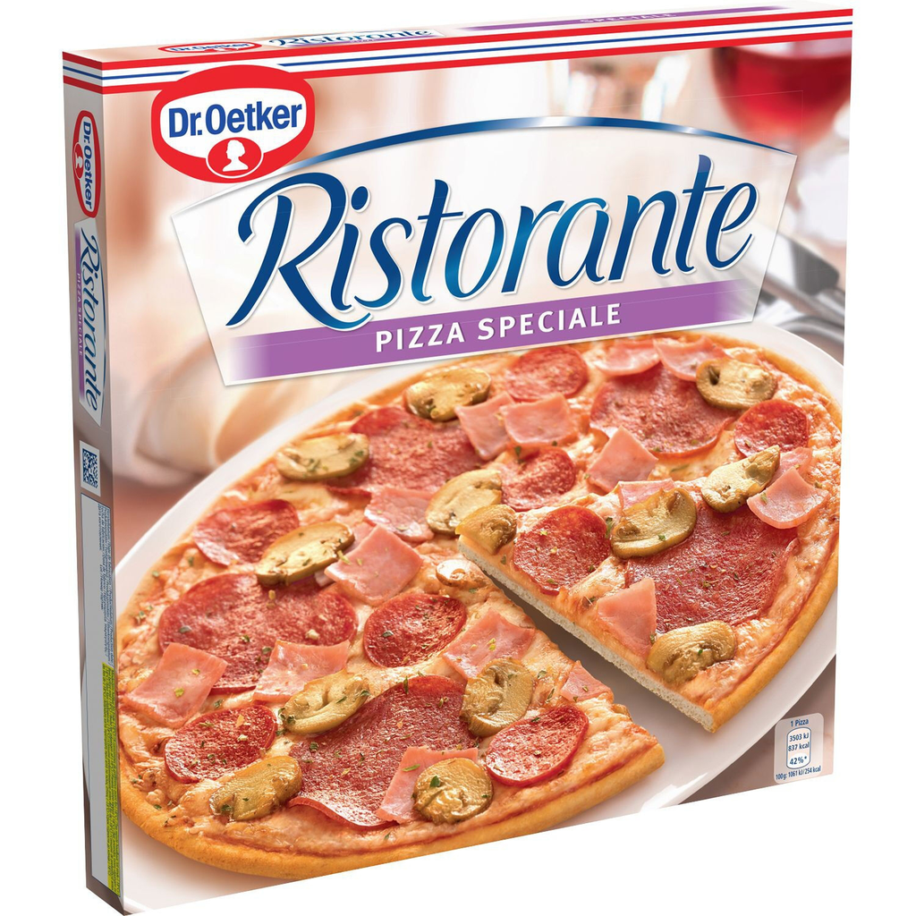RISTORANTE Pizza Especial jamón salami champiñones 330 g