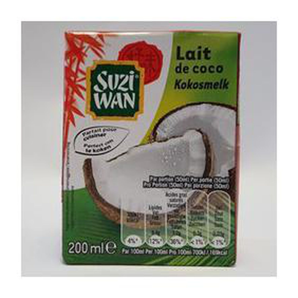SUZI WAN Lait de coco 200 ml