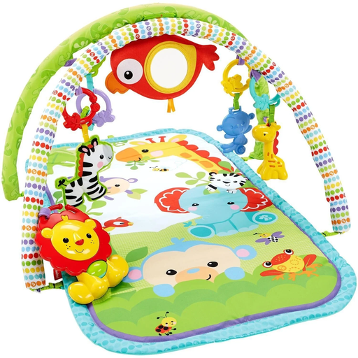 [0887961086157] FISHER-PRICE Tapete Amigos da Selva 3 em 1, 1 unidade