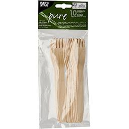 [4002911876701] PAPSTAR Garfos de madeira 16,5cm 10