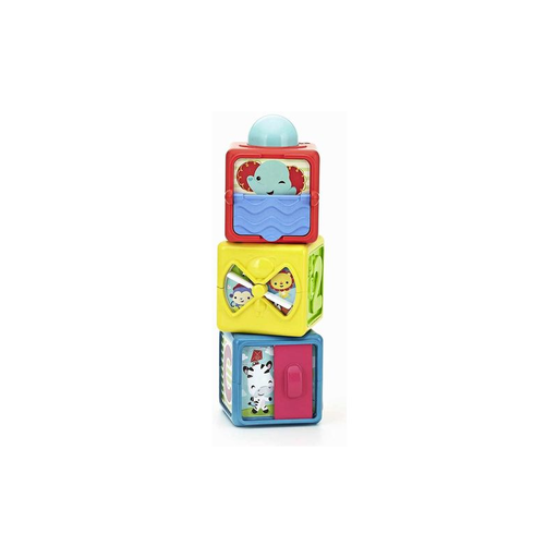 [0887961219449] FISHER-PRICE Stacking Action Blocks Cubes d'éveil
