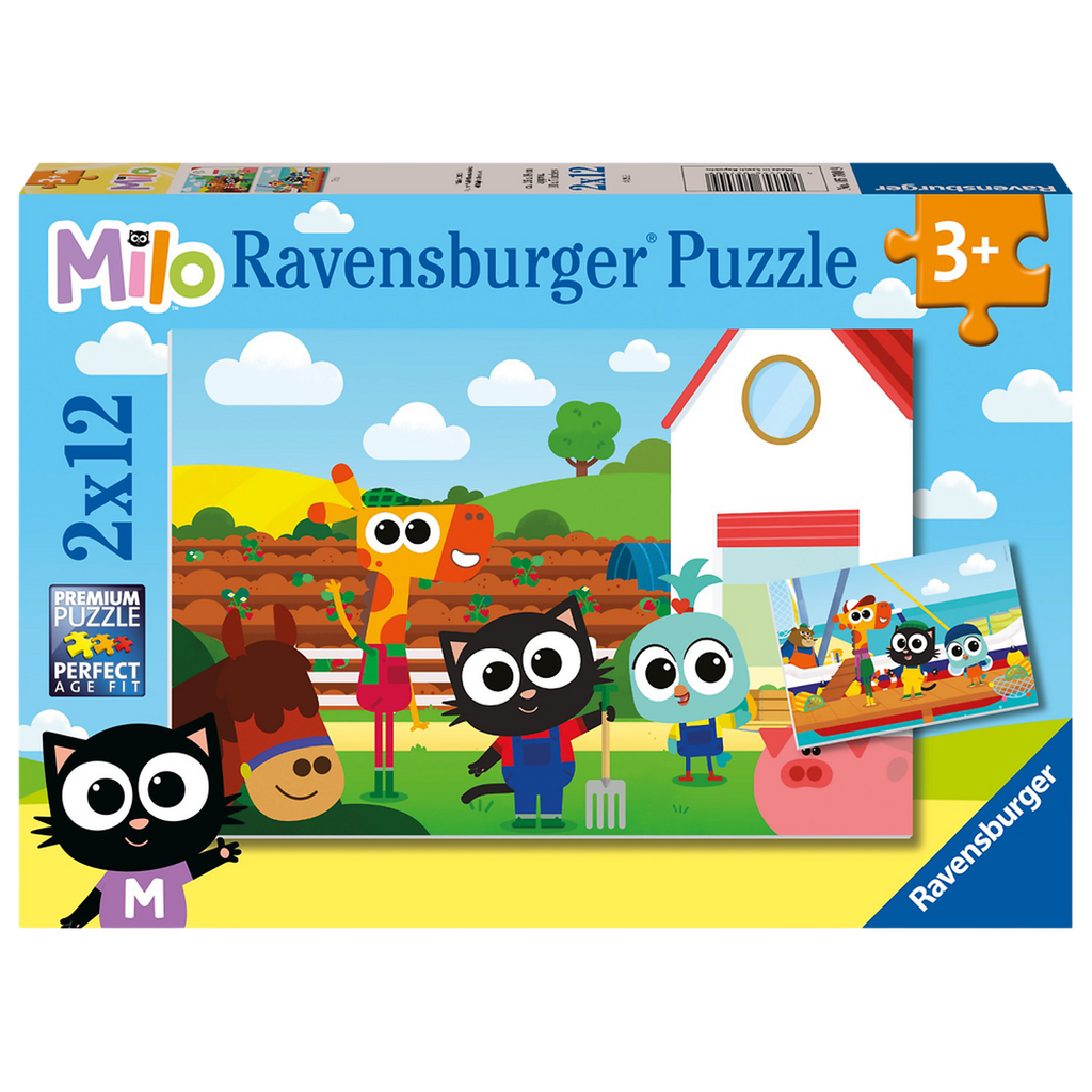 RAVENSBURGER Puzzle 2 X 12 Piezas Desde 3 años