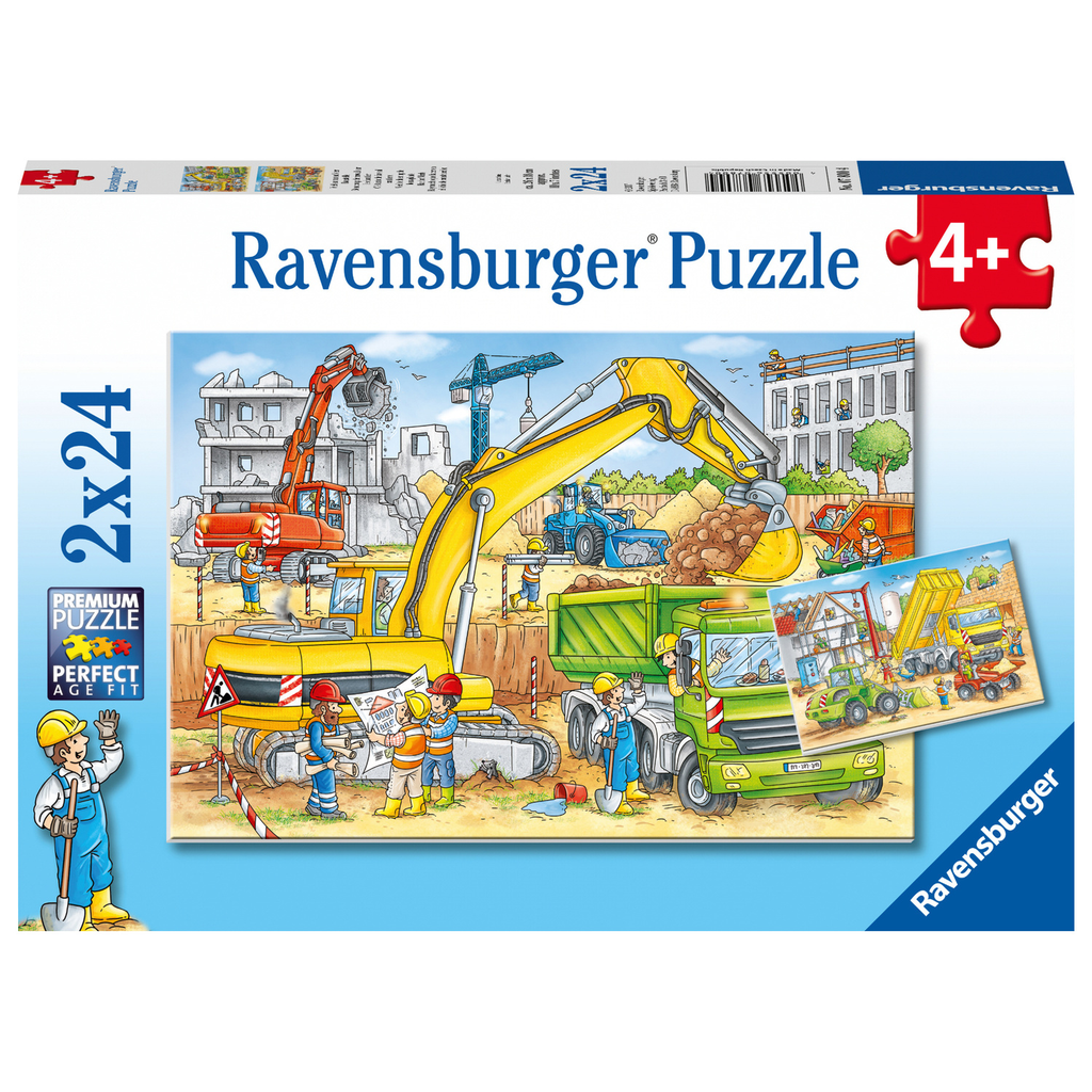 RAVENSBURGER Puzzle 2 X 24 Pieces From 4 Years