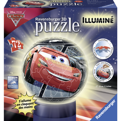 [4005556121601] RAVENSBURGER 3D Puzzle Illuminated Round 72 Pieces