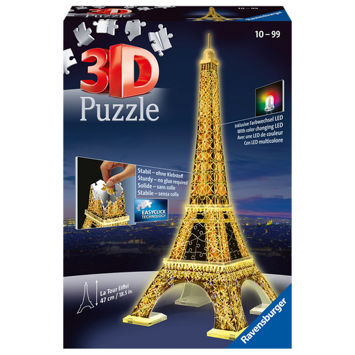 [4005556125791] RAVENSBURGER Puzzle 3D Torre Eiffel Iluminada 1 unidad