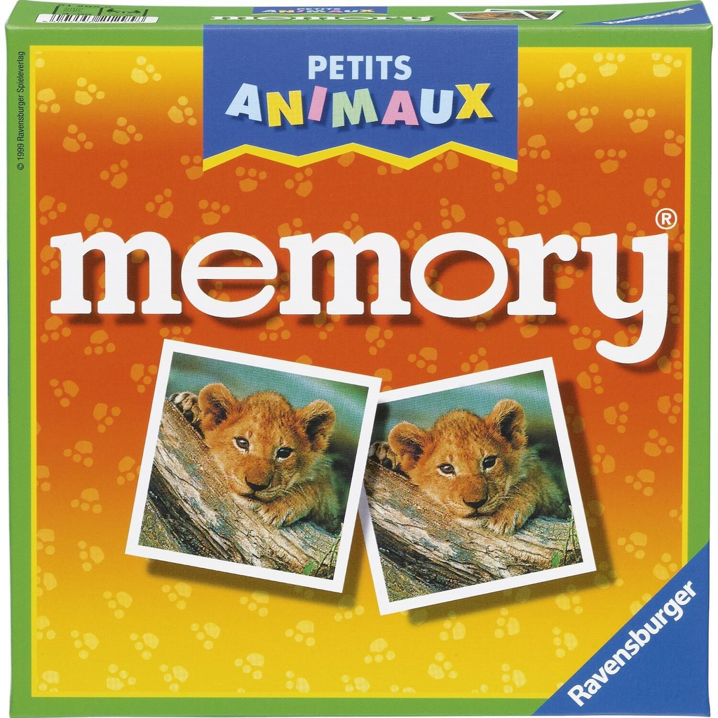 RAVENSBURGER Juego de mesa Grand Memory® Petits Animaux, la caja