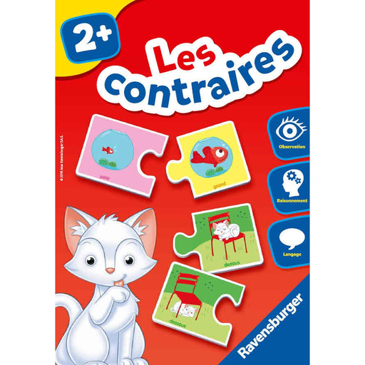 [4005556240296] RAVENSBURGER Jogo Educativo Os opostos 12 pares