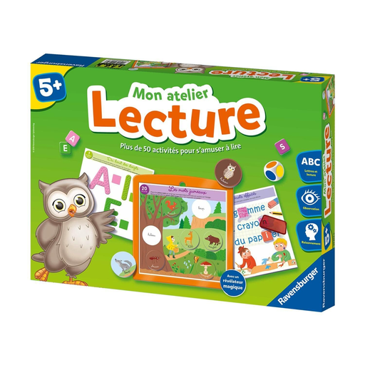 [4005556240746] RAVENSBURGER Coffret d'activités Mon Atelier Lecture la boîte