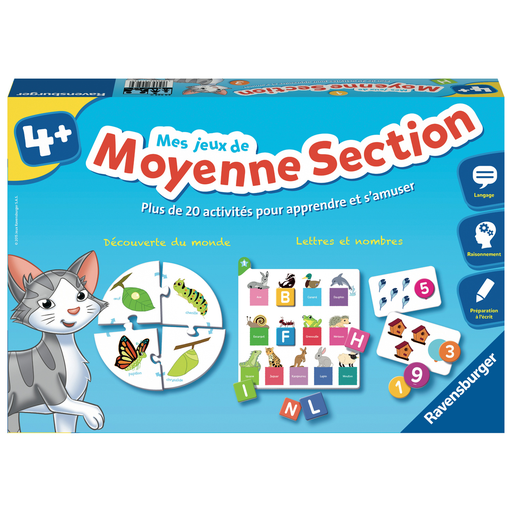 [4005556245239] RAVENSBURGER Jogo Educativo Os Meus Jogos de Secção Média, a caixa
