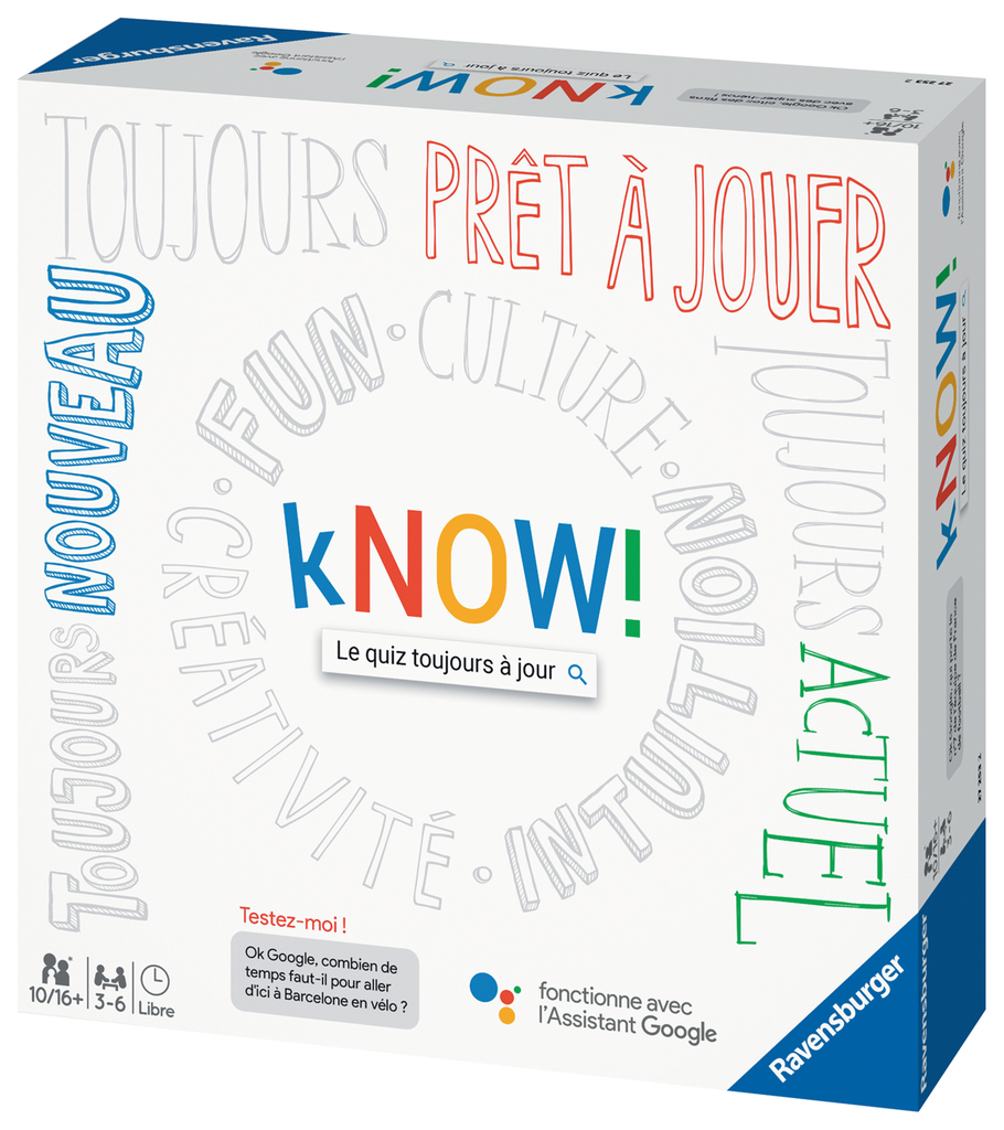 RAVENSBURGER Jeu de société Know! La boîte