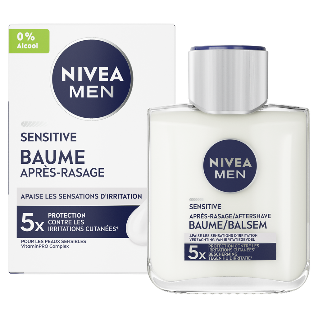 NIVEA Sensitive Post Shave Balm Chamomile 0% Alcohol 100 ml