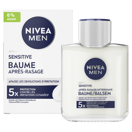 [4005808221851] NIVEA Sensitive Post Shave Balm Chamomile 0% Alcohol 100 ml