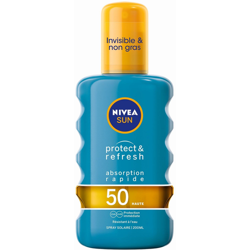 [4005808467099] NIVEA Invisible Sun Spray Protect & Refresh SPF50 200 ml
