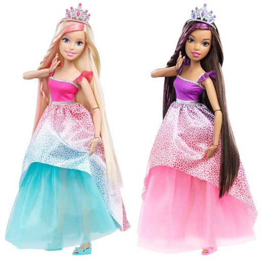 [0887961335903] BARBIE Brb Grde Princesse Coiffer