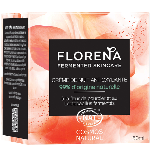 [4005900765765] FLORENA Creme de rosto cuidado de noite com flor de beldroega e lactobacillus 50 ml