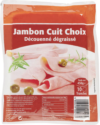 [4006259002969] 1ER PRIX Fiambre Cozido Escolha 10 Fatias 450 g