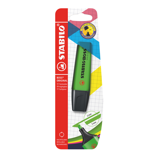 [4006381101387] STABILO Boss Original Highlighter green 1 unit