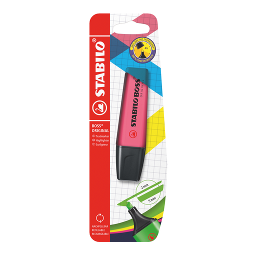 [4006381101448] STABILO Boss Original Highlighter Pink 1 unit