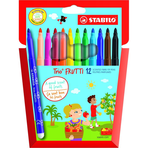 [4006381350747] STABILO 12 Feutres Trio Frutti